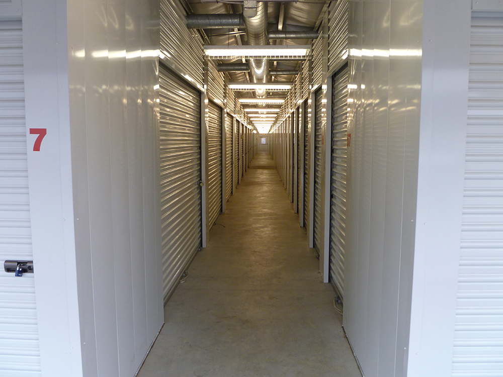 Storage unit facility exterior